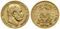 10 marek 1872 B, Hannover, złoto 3.98 g, próby 9