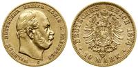 10 marek 1874 C, Frankfurt, złoto 3.92 g, próby 