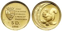 5 diners 1994, mennica Singapur, Ruda Wiewiórka,