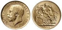 funt 1922 P, Perth, złoto 7.99 g, próby 917, pię
