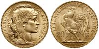 20 franków 1907, Paryż, typ Marianna, złoto 6.46