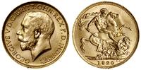 1 funt (1 sovereign) 1920 P, Perth, złoto 7.99 g