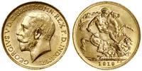 1 funt (1 sovereign) 1919 C, złoto 7.98 g, próby