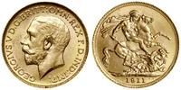 1 funt (1 sovereign) 1911 C, złoto 7.98 g, próby