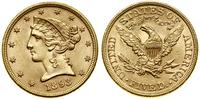 5 dolarów 1893, Filadelfia, typ Liberty with Cor