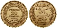 20 franków 1904 / 1321 AH, Paryż, złoto 6.45 g, 