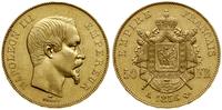 Francja, 50 franków, 1856 A