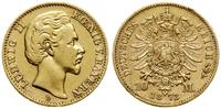 10 marek 1873 D, Monachium, złoto 3.92 g, próby 