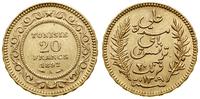 20 franków AH 1309 / 1892 A, Paryż, złoto 6.44 g