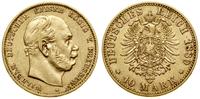 10 marek 1880 A, Berlin, złoto 3.93 g, próby 900