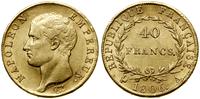 40 franków 1806 A, Paryż, głowa bez wieńca, złot