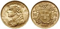 Szwajcaria, 20 franków, 1922 B