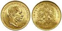 4 floreny = 10 franków 1892, Wiedeń, NOWE BICIE 