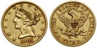 5 dolarów 1901 S, San Francisco, typ Liberty wit