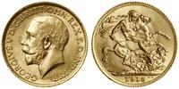 1 funt (1 sovereign) 1915, Londyn, złoto 7.99 g,