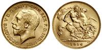 1/2 funta (1/2 sovereign) 1914, Londyn, złoto 4.