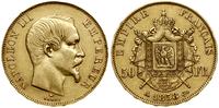 Francja, 50 franków, 1858 A