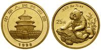 25 juanów = 1/4 uncji 1998, Panda, złoto 7.80 g,