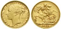1 funt (1 sovereign) 1879 M, Melbourne, złoto 7.