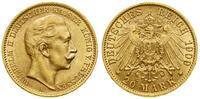 20 marek 1909 A, Berlin, złoto 7.96 g, próby 900
