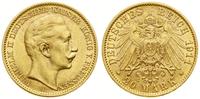 20 marek 1911 A, Berlin, złoto 7.96 g, próby 900