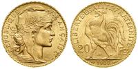20 franków 1908, Paryż, typ Marianna, złoto 6.45