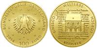 100 euro = 1/2 uncji 2014 A, Berlin, Unesco Welt
