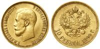 10 rubli 1899 (A•Г), Petersburg, złoto 8.58 g, p