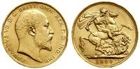 1 funt (1 sovereign) 1909, Londyn, złoto 7.97 g,