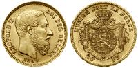 20 franków 1869, Bruksela, złoto 6.43 g, próby 9