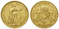 10 koron 1900 KB, Kremnica, złoto 3.37 g, próby 