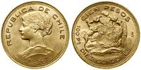 100 peso = 10 condores 1947, Santiago, złoto 20.