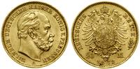 20 marek 1872 A, Berlin, złoto 7.96 g, próby 900