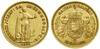 10 koron 1894 KB, Kremnica, złoto 3.37 g, próby 