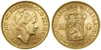 10 guldenów 1927, Utrecht, złoto 6.72 g, próby 9