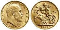 1 funt (1 sovereign) 1910, Londyn, złoto 7.99 g,
