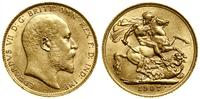1 funt (1 sovereign) 1907, Londyn, złoto 7.97 g,