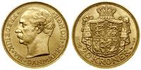 20 koron 1909 VBP, Kopenhaga, złoto 8.96 g, prób