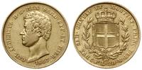 20 lirów 1847, Turyn, znak menniczy - głowa orła