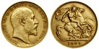 1/2 funta (1/2 sovereign) 1908, Londyn, złoto 3.