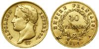 40 franków 1812 A, Paryż, głowa w wieńcu laurowy
