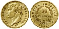 20 franków 1813 A, Paryż, głowa w wieńcu laurowy
