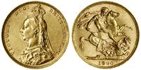 1 funt (1 sovereign) 1890, Londyn, typ jubileusz