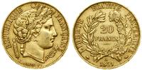 Francja, 20 franków, 1851 A