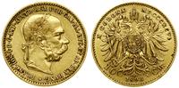 10 koron 1896, Wiedeń, głowa w wieńcu laurowym, 