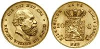 10 guldenów 1875, Utrecht, złoto 6.73 g, próby 9