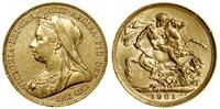 1 funt (1 sovereign) 1901 M, Melbourne, typ ze s