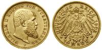 10 marek 1902 F, Stuttgart, złoto 3.97 g, próby 