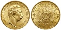 20 marek 1901 A, Berlin, złoto 7.97 g, próby 900