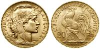 20 franków 1908, Paryż, Marianna, złoto 6.45 g, 